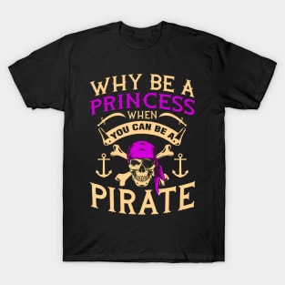 Pirate For Girls Tampa Gasparilla Crossbones Skull T-Shirt